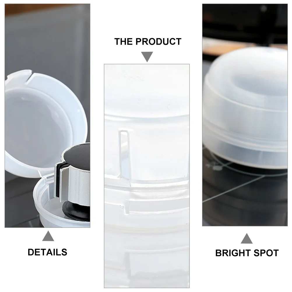 

7Pcs Stove Knob Covers Gas Protector Safety Case for Home Use High Quality PP Material Baby Resistant Universal
