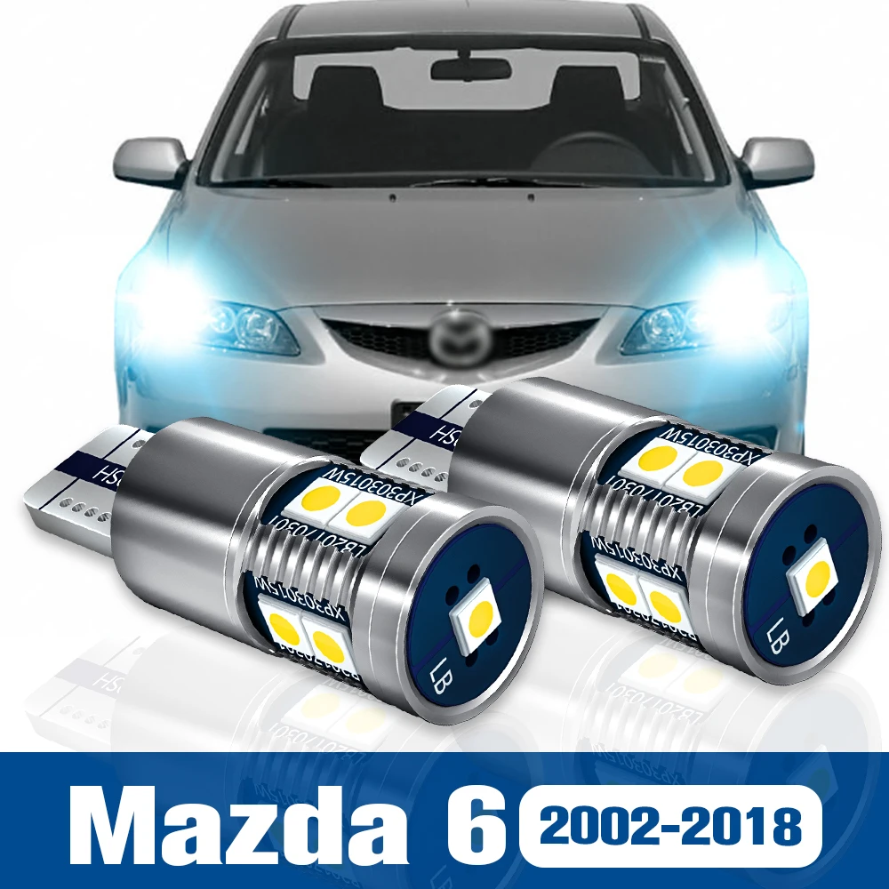 

2pcs LED Clearance Light Bulb Parking Lamp Accessories Canbus For Mazda 6 GG GH GJ 2002-2018 2008 2009 2010 2011 2012 2013 2014