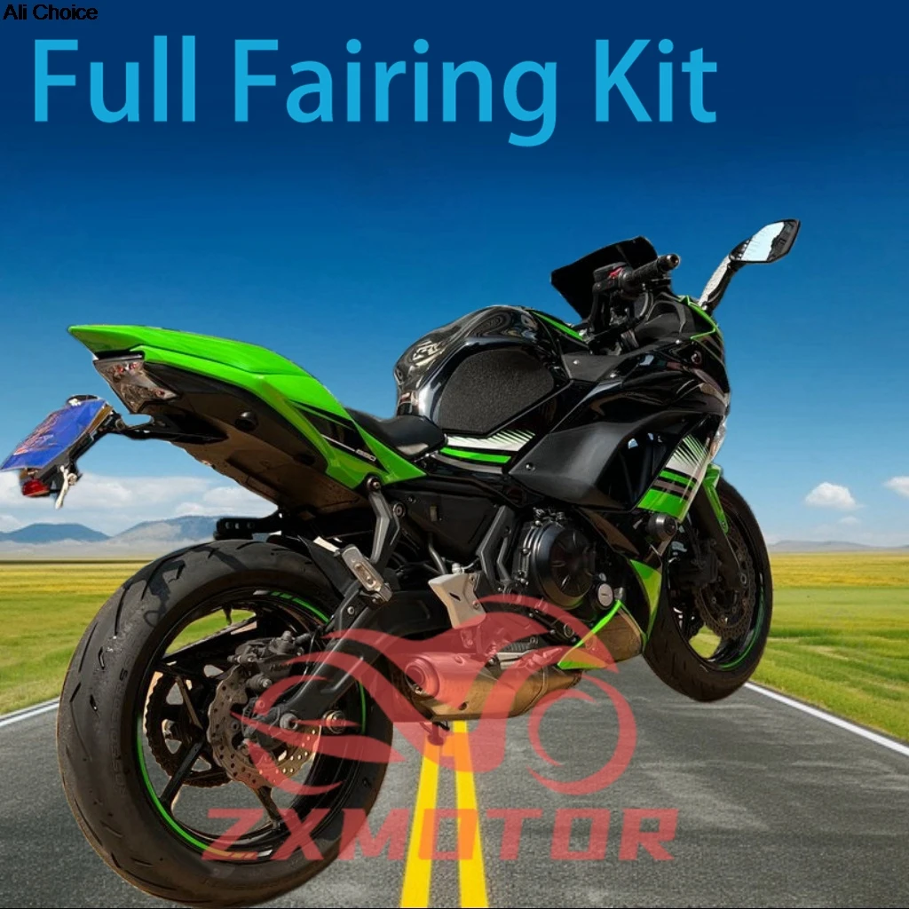 All New Fairing Kit Ninja 650 17 18 19 Motorcycle ABS Fairings Injection Bodywork Set for Kawasaki ER-6F 2017 2018 2019