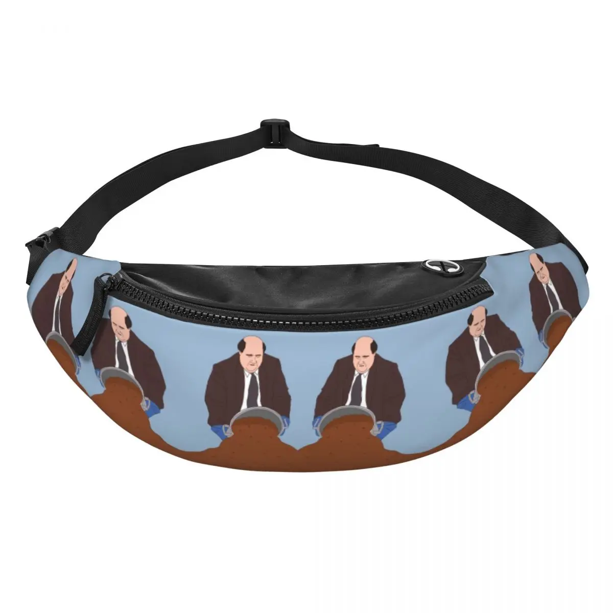 Custom Kevin's Famous Chili Fanny Pack para mulheres e homens, Cool The Office TV, Crossbody Waist Bag, Traveling Phone Money Pouch