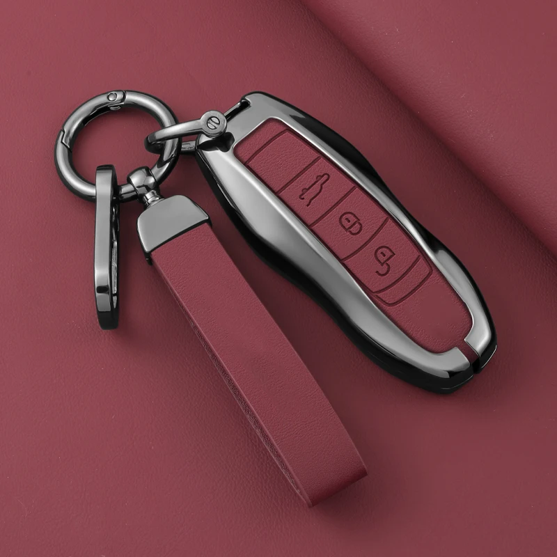 

Автомобильный брелок из цинкового сплава, корпус для Porsche 911 970 981 991, Panamera Spyder Carrera Macan Cayman Cayenne, автомобильный брелок