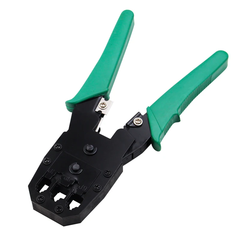 RJ45 Crimper Lan Tester Tool Set Ethernet Cable Stripper Punch Down Tool RJ45 RJ11 Connectors 12 in 1 Cabling Repair Plier Set