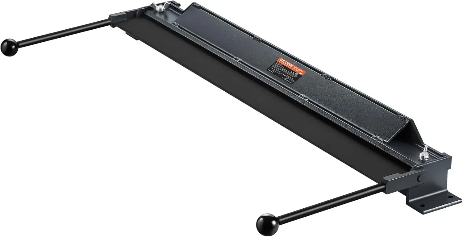 

Box and Pan Brake, 36-Inch, 0-130 Degrees Sheet Metal Bending Brake, Portable Mini Metal Bender with 20 Gauge Low Carbon Steel