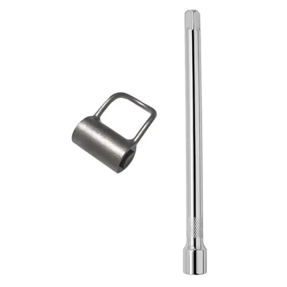 

Small Spaces Disassemble Triangular Valve Faucet Spanner Plumbing Tool With Extension Bar Bathroom Wrench Tightening Angle Valve