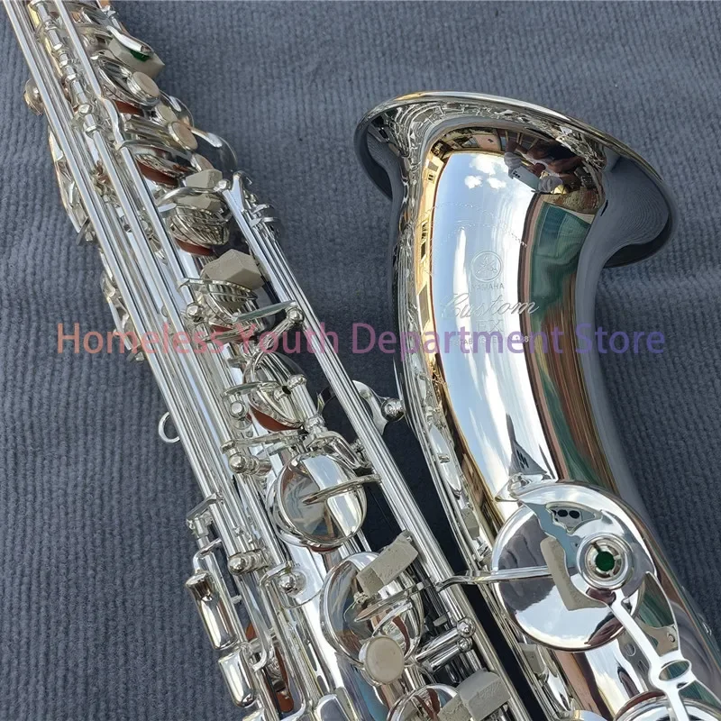 YTS-875 BB Professional Tenor Saxophone Professional Sound Silver Plated Saxophone Jazz Instrument