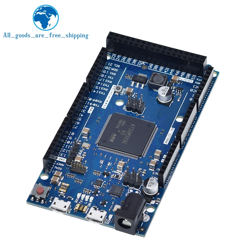 TZT Due R3 Board/ DUE R3 ATMEGA16U2 ATSAM3X8E ARM Main Control Board with USB Cable for arduino With Cable