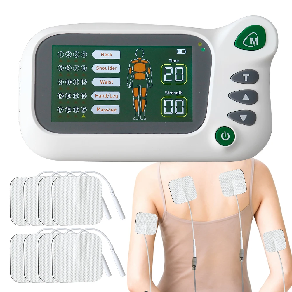 

Двухканальный 20-режимный электрический низкочастотный электроакупунктурный стимулятор, лечение акупунктуры для облегчения боли в нервах и мышцах