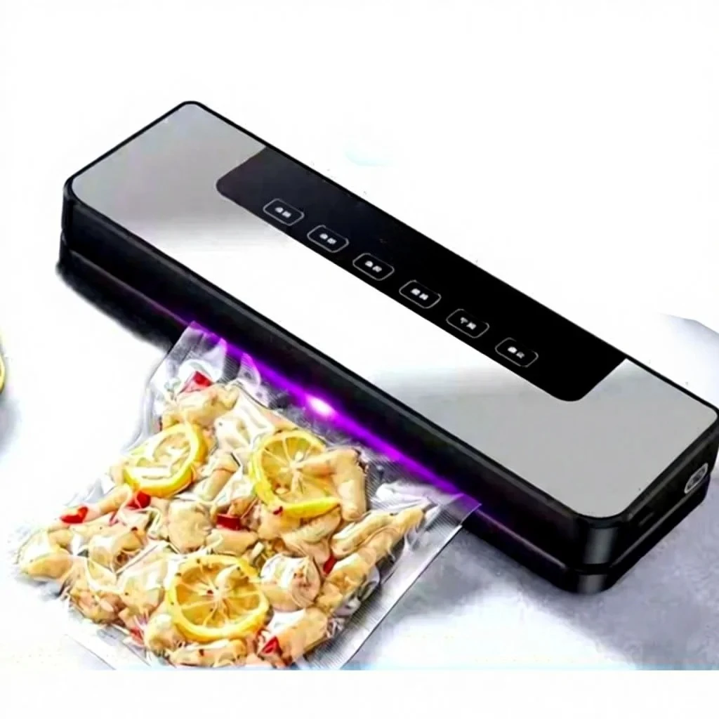 Applicable to Portable Mini Electric Automatic Vacuum Sealer For Home Commodity Use Plug-in ABS Material 30cm Sealing Width
