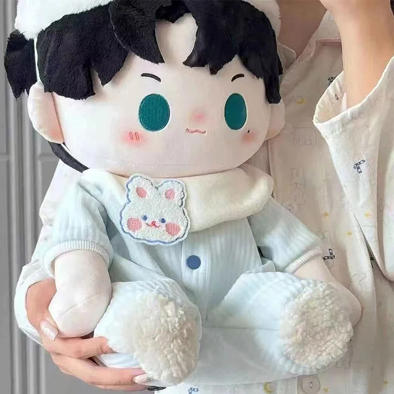 40 Cm Katoenen Poppenkleertjes Mouw Jumpsuit Genieten Zithouding Pop Pyjama Geen Kenmerken Vervanging Outfit Alleen Kleding