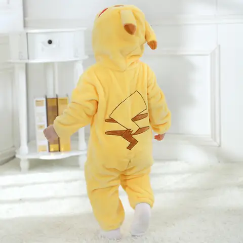 Pokémon Kostym 0-5 År Baby Snorlax Romper Anime Cosplay Kigurumi Söt Pyjamas Pojkar Flickor Onesie Halloween Kläder 8 best sales Pokémon Badrock - №2