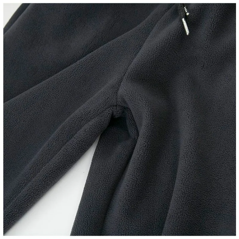 Soft Waxy Polar Fleece Cuffed Sweatpants for Autumn Winter Plus Velvet Thickened Sports Casual Pants for Women