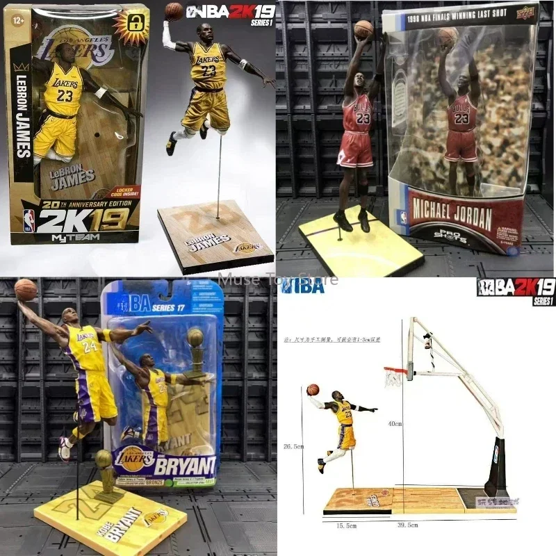 The 1/9 Basketball Player Basketball Star James King Slam Dunk Basketball Stand Model Doll Figurine Figurine Gift in Stock