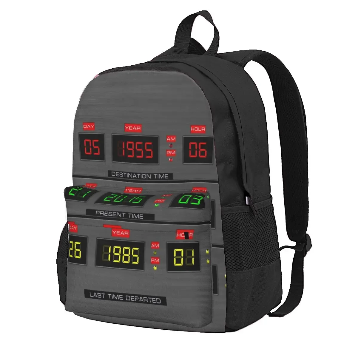 Back To The Future Student Backpack School Bag Hiking Travel Daypack for Boys Girls Fashion Bookbag Shoulder Bags