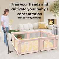 Foldable Kids Safety Fence – No-Tools Assembly Playpen for Toddlers, Indoor/Outdoor Baby Barrier with Easy Installation