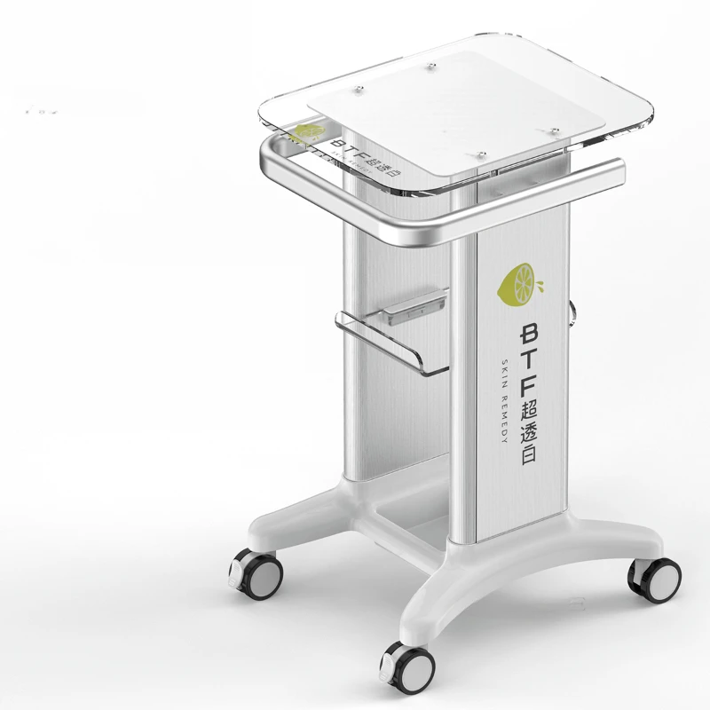 

Aluminum Trolleys Beauty Salon Instrument Tool Trolley Cart Acrylic Base Dental Clinic B Ultrasound Customization Medical Cart