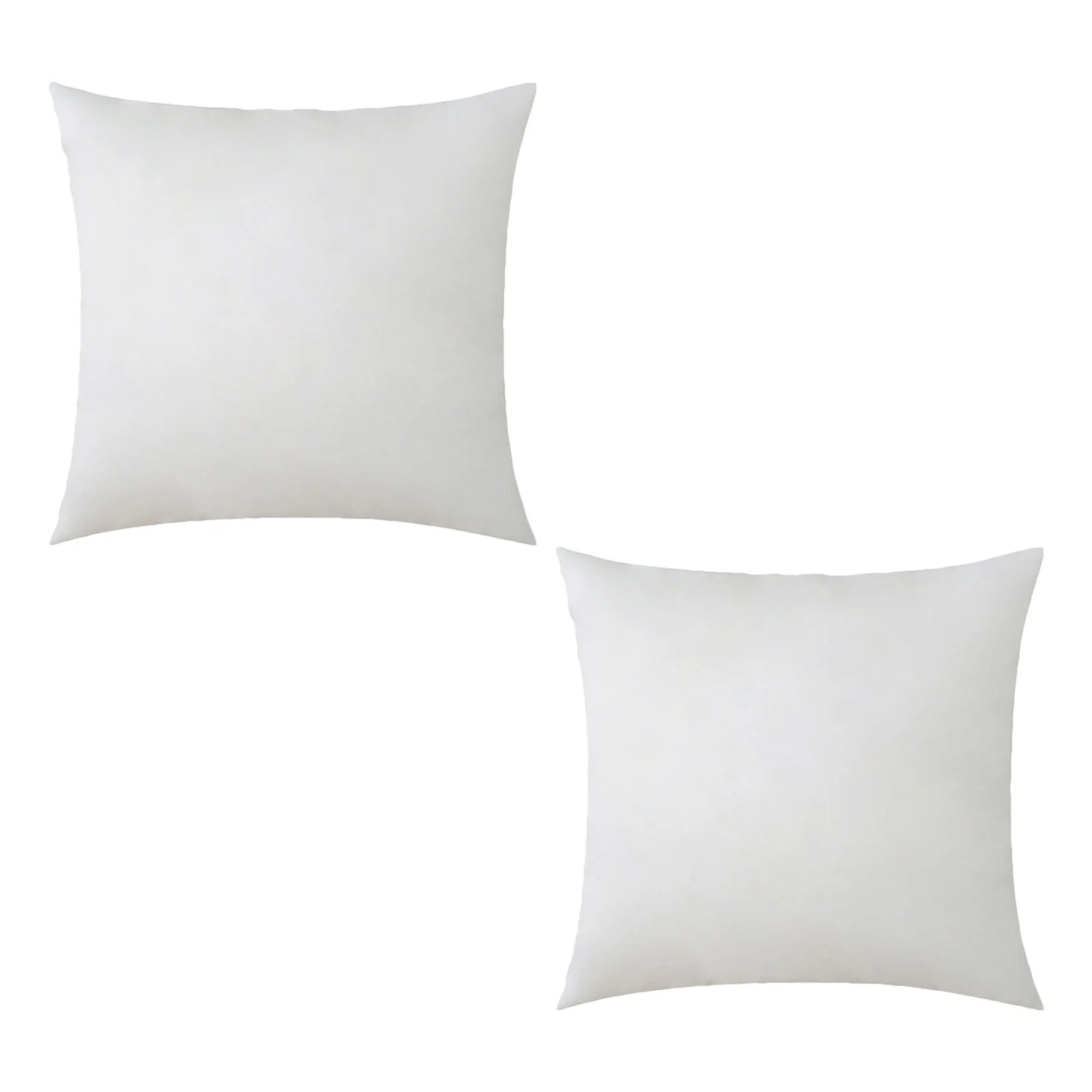 

FUTUREORYY 2Pcs Soft Skin Friendly Pillow Inserts Fillers for Outdoor Indoor Sofa Bed Couch Home Office Decorative Use