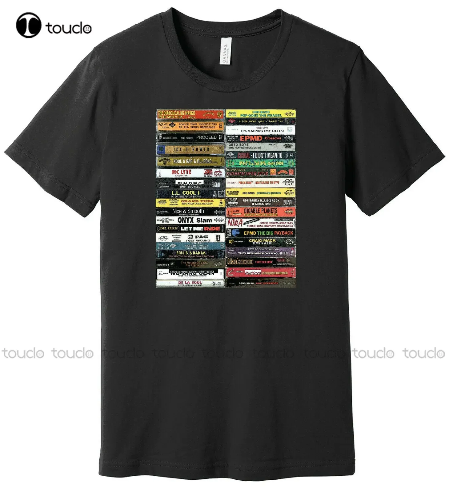 

90'S Hip-Hop Cassette Tapes - Mix Tapes - 100% Ringspun Cotton T-Shirt Womens Swim Shirt Fashion Tshirt Summer New Popular