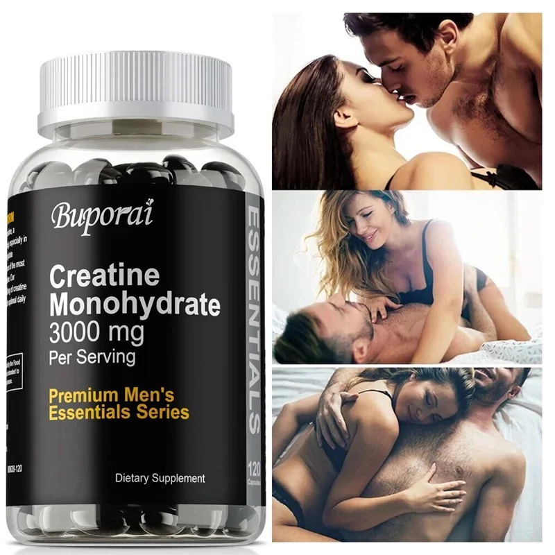 

Creatine Monohydrate Capsules for Enhance Muscle Mass Strength & Performance Improvement Workout Recovery Mass Gainer
