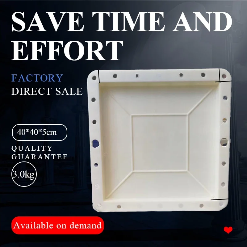 High Quality Paving Stone Cement Tiles Plastic Mold Concrete Block Molds 30cm 11.81in New Product Pavement Mould