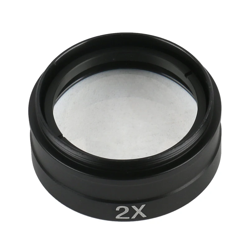 10X~600X Adjustable Magnification 25mm Zoom C-Mount Lens 2X Barlow Auxiliary Lens For Industry Microscope Camera