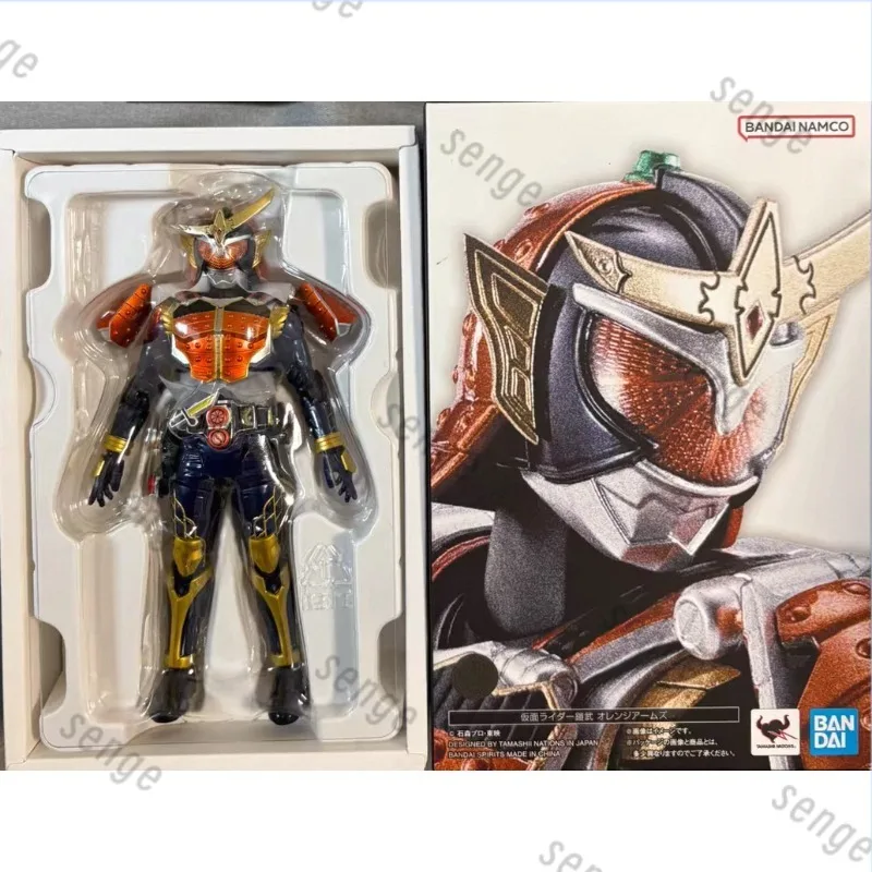 

[Genuine in stock] Bandai SHF Real Bone Sculpture Kamen Rider Armor & Balon Orange/Banana Armor Set Possible Figure Gift Toy