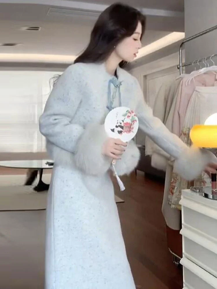 

Элегантный комплект в китайском стиле из двух предметов: изысканный женский костюм премиум-класса, уникальный весенний модный ансамбль, удобный хлопковый комплект с коротким рукавом