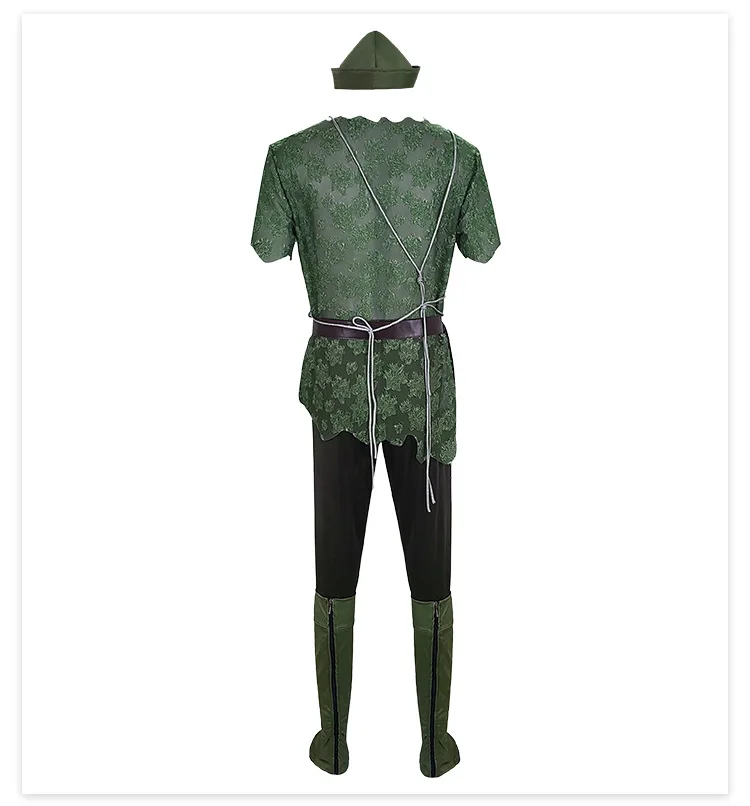 Peter Pan Cosplay Halloween Party Cosplay Costume Men Child Kids Girls Boys Peter Pan Costume Uniform Accessories Roleplay Suit