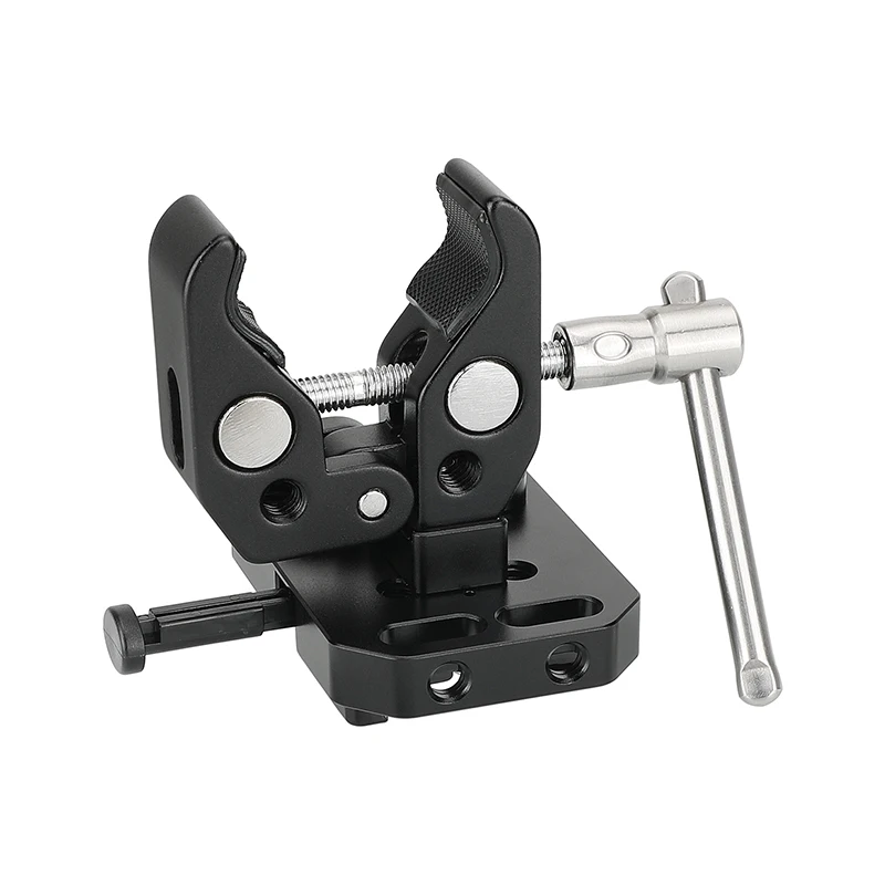 HDRIG V-Lock Female Quick Release Mount Adapter + Multipurpose Super Crab Clamp For Photographic Devices