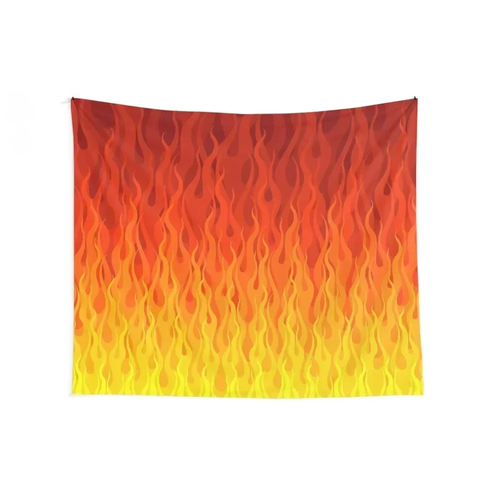 Red Orange Yellow Burning Flames and Fire Tapestry Decorations For Room Wall Hangings Decoration Decorative Wall Murals Tapestry