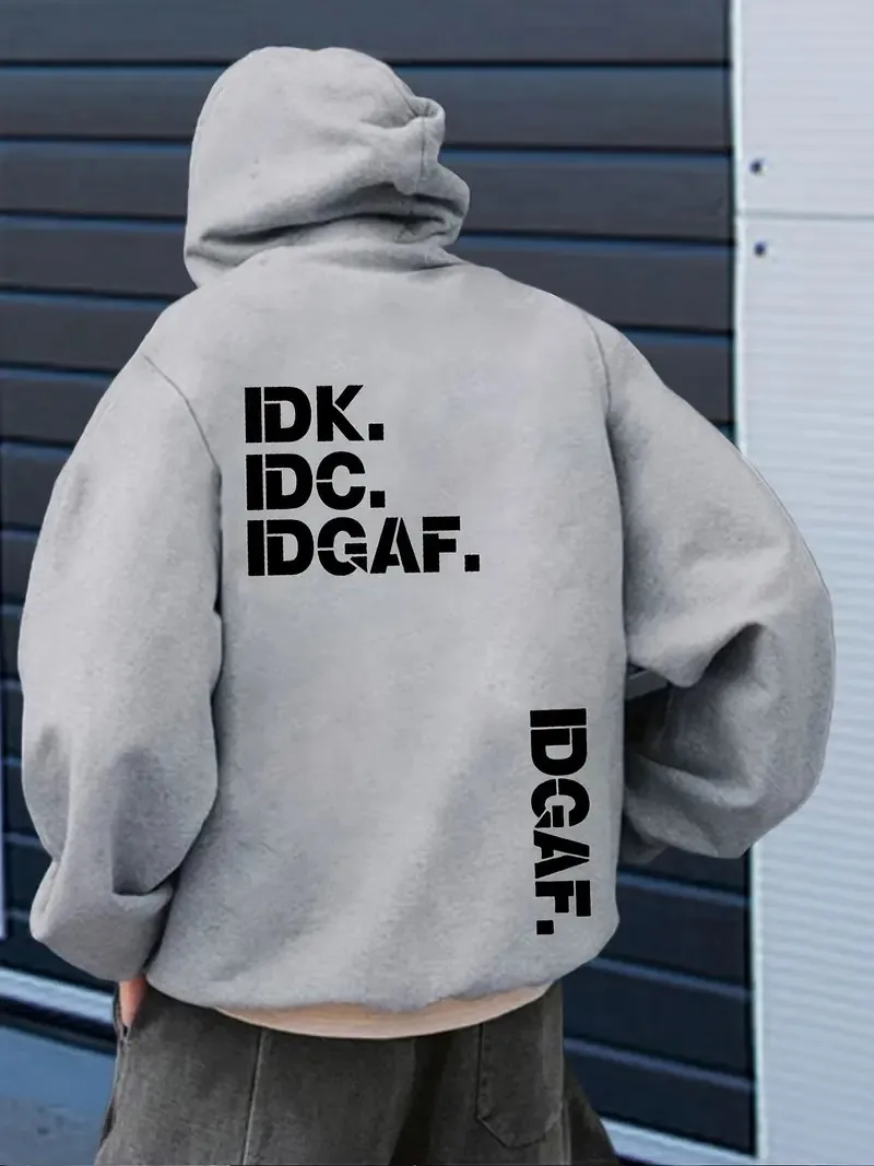 هوديي بسيط بحروف لكل من الرجال والنساء، بلوفر كاجوال ملابس الشارع للخريف والشتاء، بلوزة جديدة من Harajuku #3