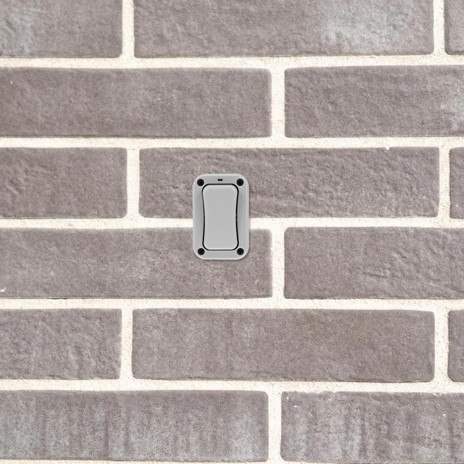 防水ドアベルボタン外装カバーキーパッドラウンド雨耐候性 Abs コンセントプレート