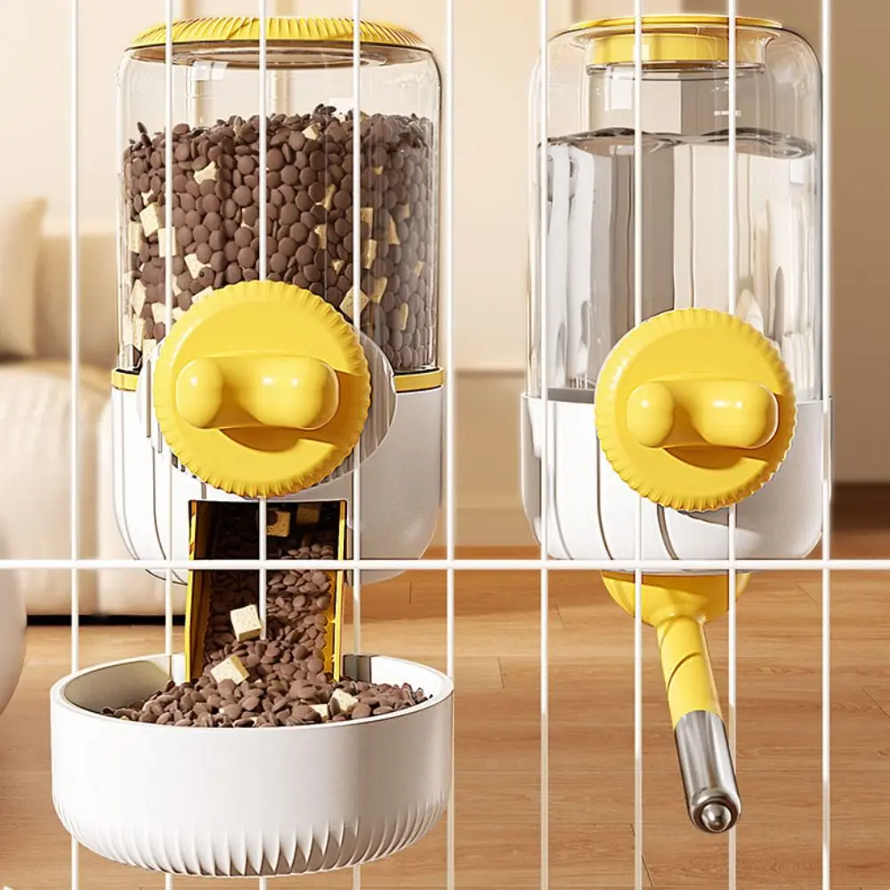 

Detachable Hanging Automatic Pet Feeder Leak-proof Large Capacity Cage Hanging Water Dispenser Tip-proof Pet Food Bowl