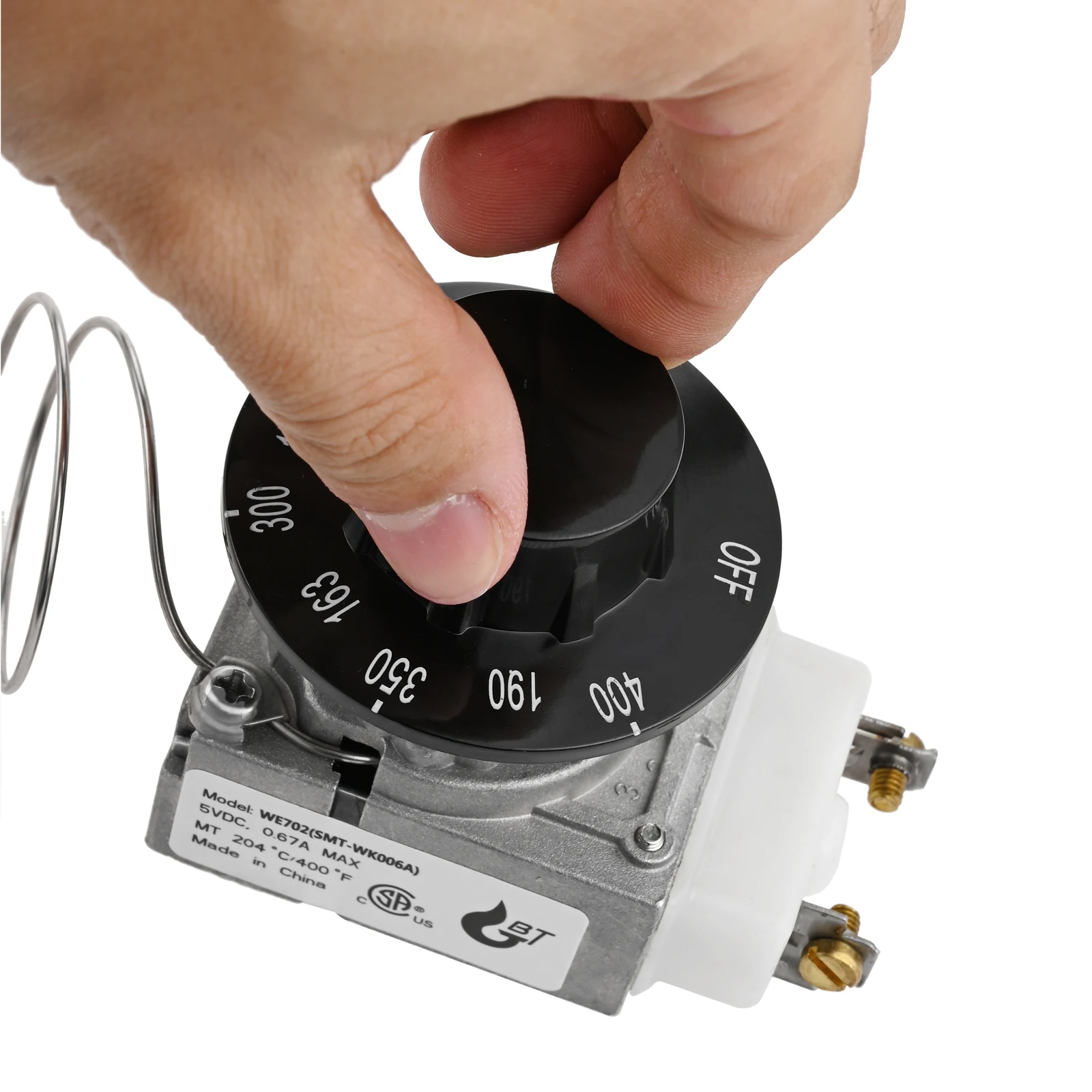 

Термостатный клапан 200 ~ 400 F с заменой ручки управления для 46-1272 Allpoints 11113 American Range P8905-03, часть Anets