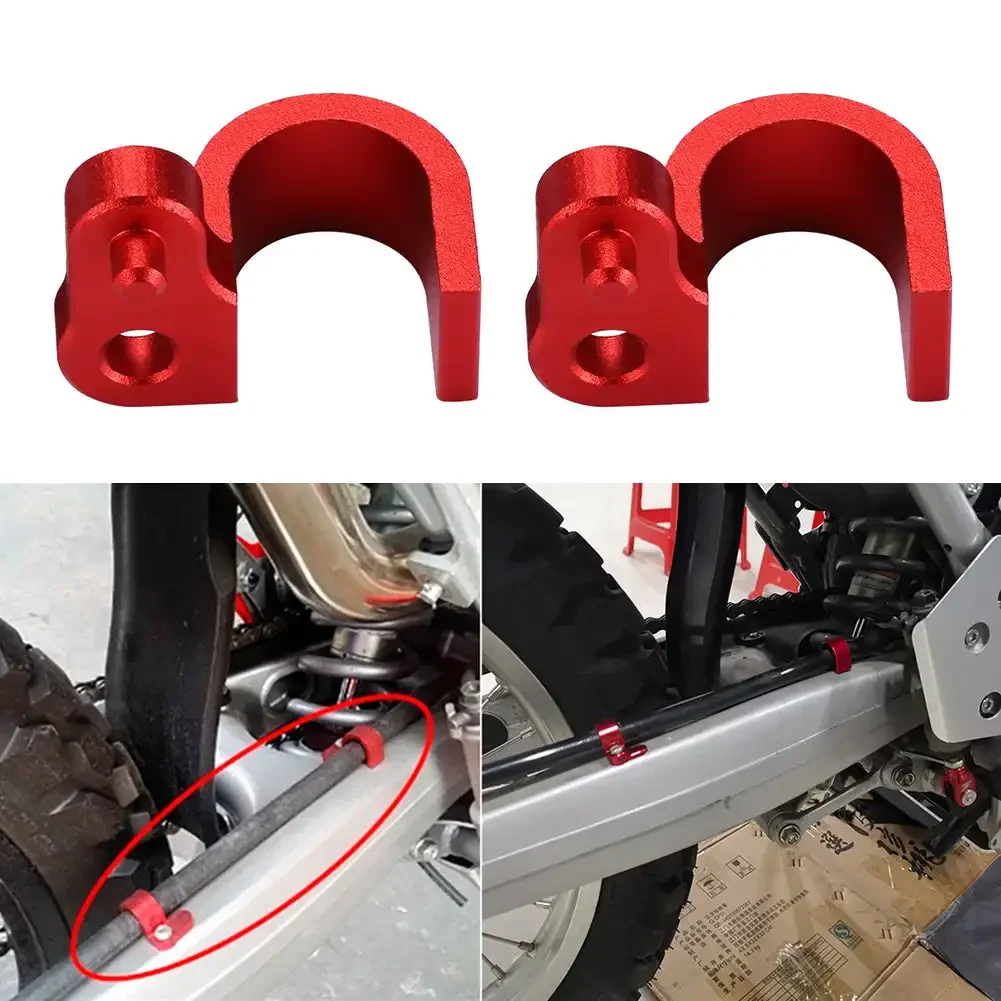 2Pcs Motorcycle Brake Hose Holder Clamp Front Guide CNC Aluminum For Honda CRF250L CRF250M 2012-2015 crf 250 L/M Accessories