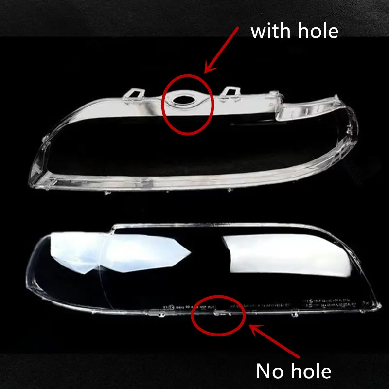 GZDZKJ For Bmw 5 Series E39 1999 2000 2001 2002 front Car Headlight Cover Lens Shell Lampcover Lampshade Headlamp Light mask