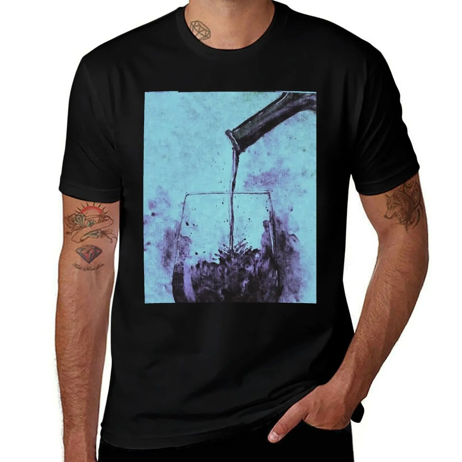 

Purple Wine T-Shirt t shirts for man graphic funny t shirt man plain t shirt men 100% cotton luxury brand T-Shirt