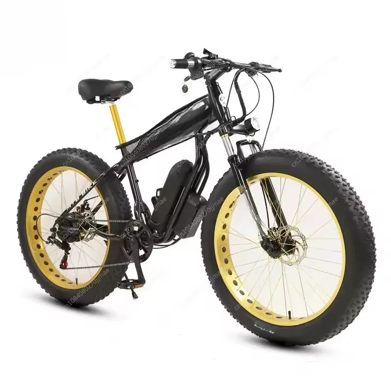

Hot-selling overseas popular 26-inch electric mountain bike snow fat tire moped shock-absorbing off-road vehicle