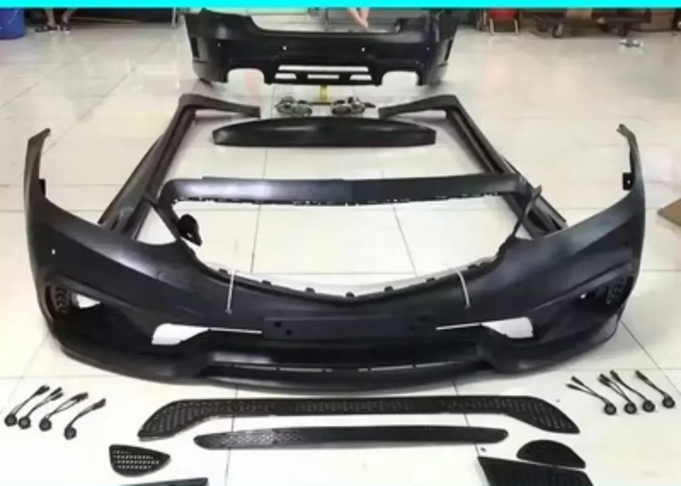 

Front Bumper surround Body kit for Mercedes Benz E-Class W212 modified E260 E300 side skirt Grille