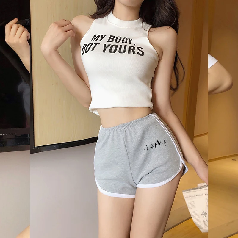 Cotton Sports Shorts Summer Yoga Dance Pants Breathable Workout Running Shorts Dolphin Shorts for Women Sports Shorts
