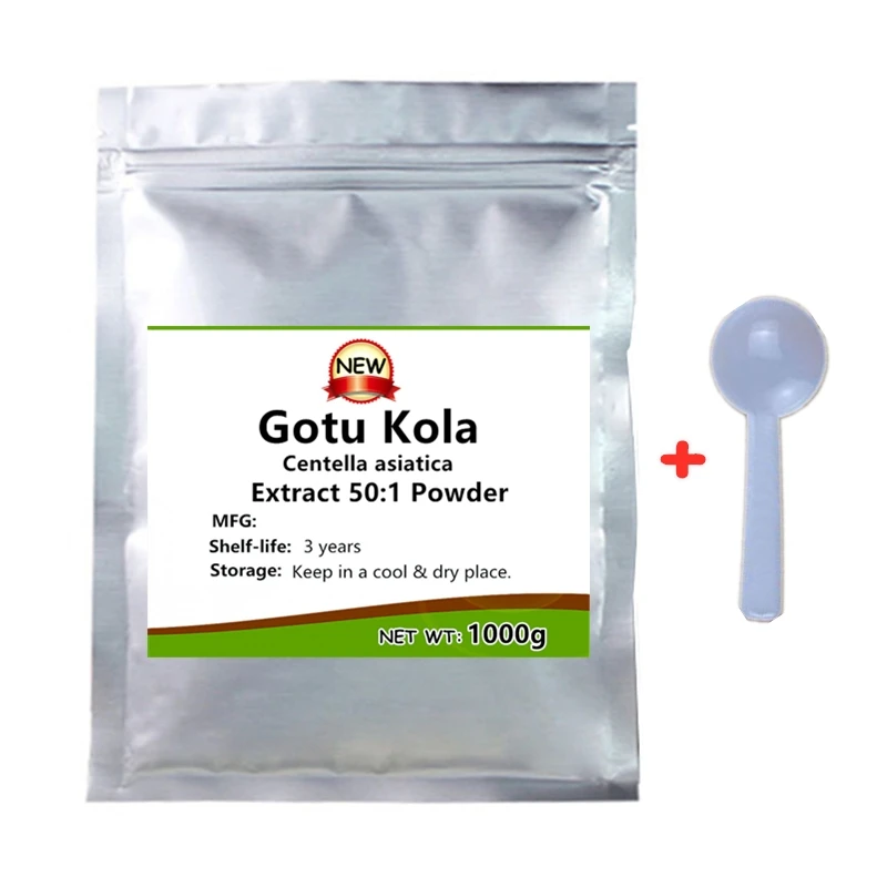 Cosmetics Raw Gotu Kola Extract 50:1,Centella Asiatica 50% Triterpenes DIY Homemade Soap Scients Skin Care[Latest Date Product]