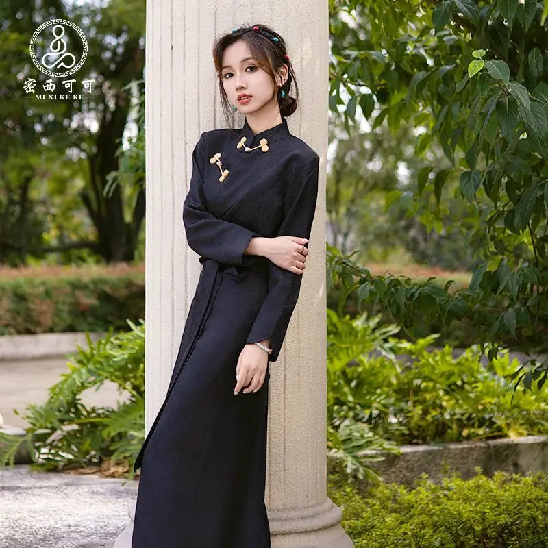 Nieuwe en verbeterde Tibetaanse Bora etnische stijl Lhasa-kleding