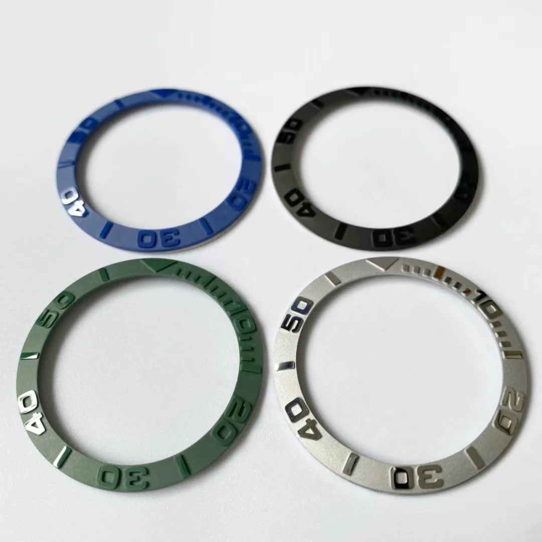 38 مللي متر خاتم ساعة سيراميك الإدراج ساعة للرجال ساعة حالة استبدال الملحقات مناسبة ل SUB 40 مللي متر ساعة حالة يخت معدل