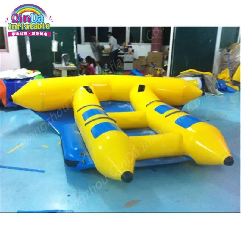 Inflatable Flying Fish Tube Towable,Fish Banana Sport Boat,Play Ground Equipment,Inflatable Flying Fish Banana Boat
