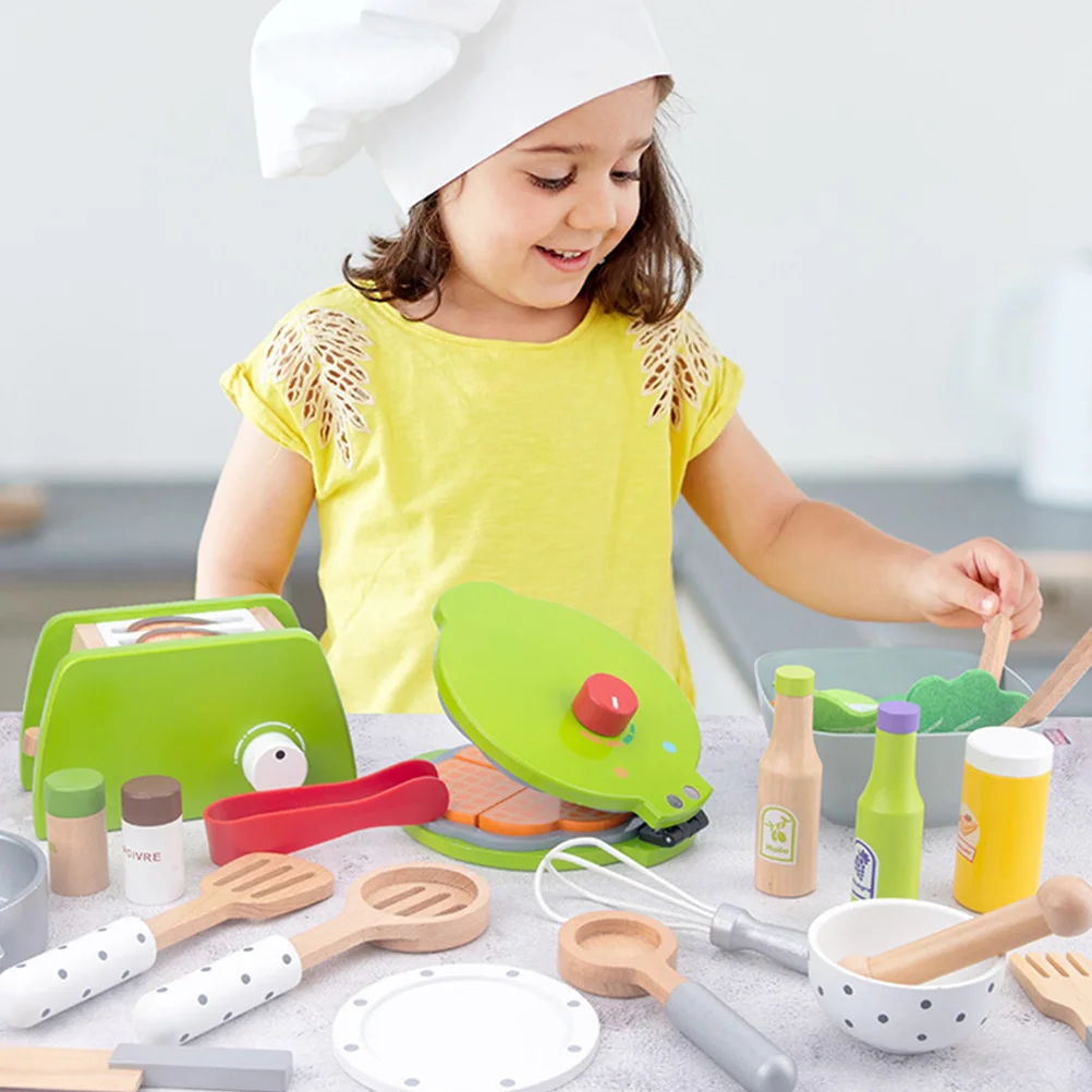 

Girls Kitchen Set Interaction Plaything Simulation Tableware Toy Child Utensils