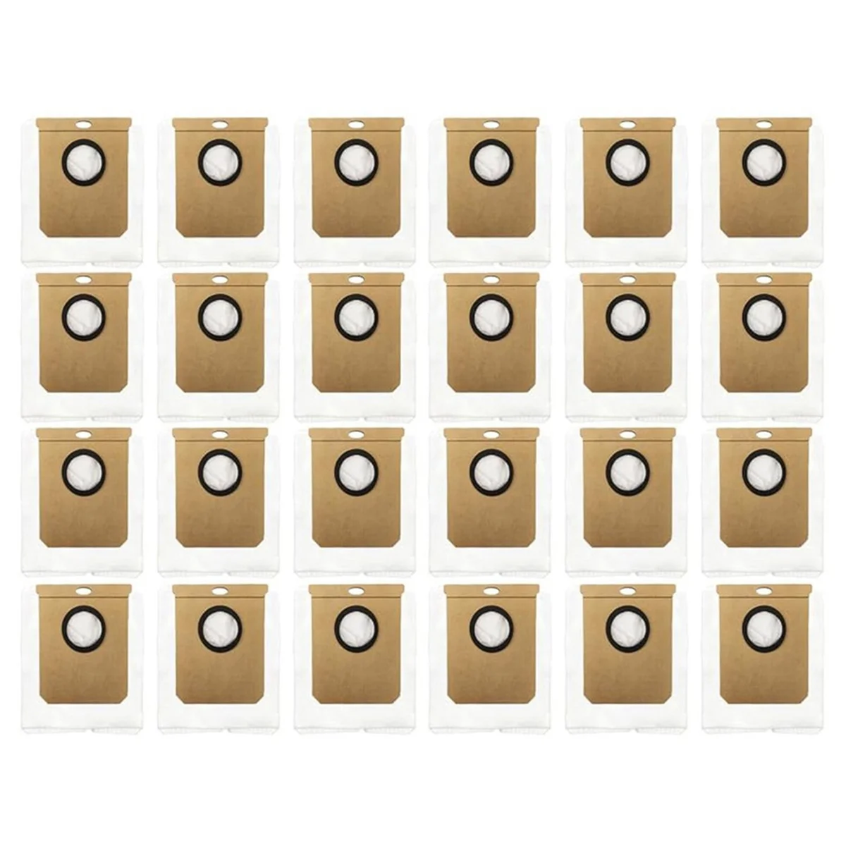 

24Pc for Conga Home Roidmi EVE CC/Conga 10000,8090 Ultra ,9090 AI/Eufy L50 L60 SES/Everybot Q5/Haier H9+ Dust Bags Sack