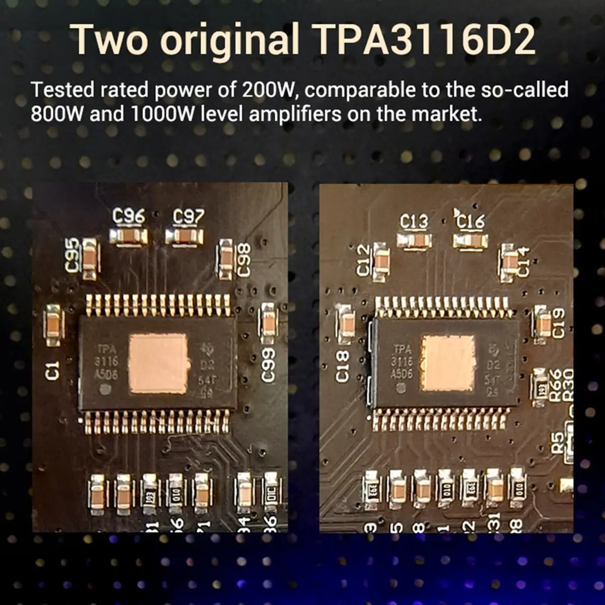 DT77 AS200 200W TPA3116D2 Home Theater KTV Bluetooth Power Amplifier Karaoke Singing 2.0/5.0/5.1 Channel Multi-Purpose AUX