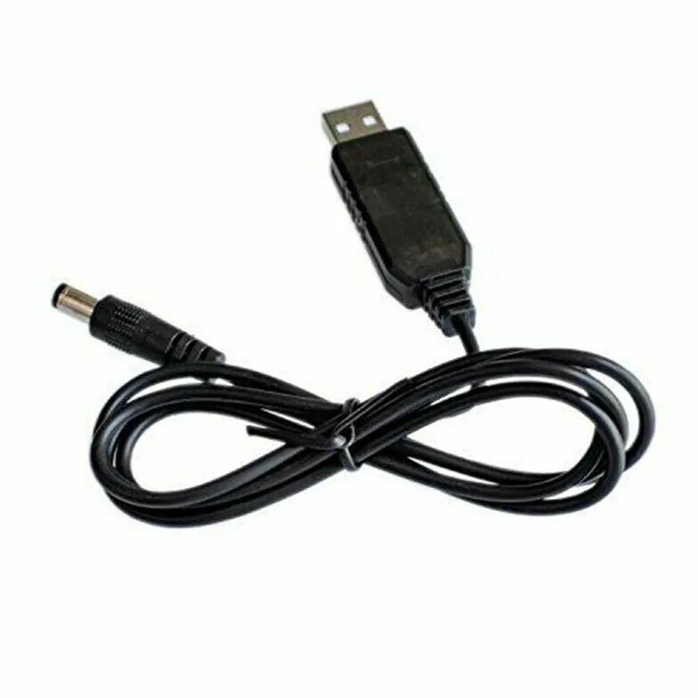 USB DC 5V to DC 9V 12V Step Up Power Cable with 5.5x2.1mm Connector for Router UPS Power Backup USB Powered Devices