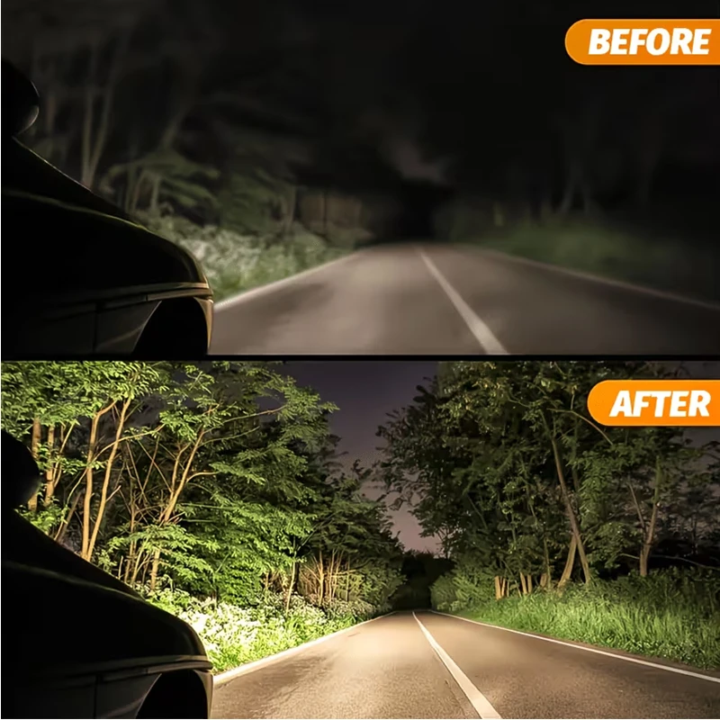 Headlight Repair Spray, Fast Clarity Restorer for Yellowed Hazy Car Lights, Light Scratch Care and Protective Coating