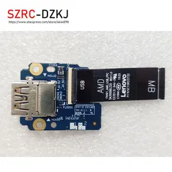 New Original USB Sub Card Board Connector For Lenovo Thinkpad T495S X395 Laptop USB With Cable NS-C181 FRU 02DM414