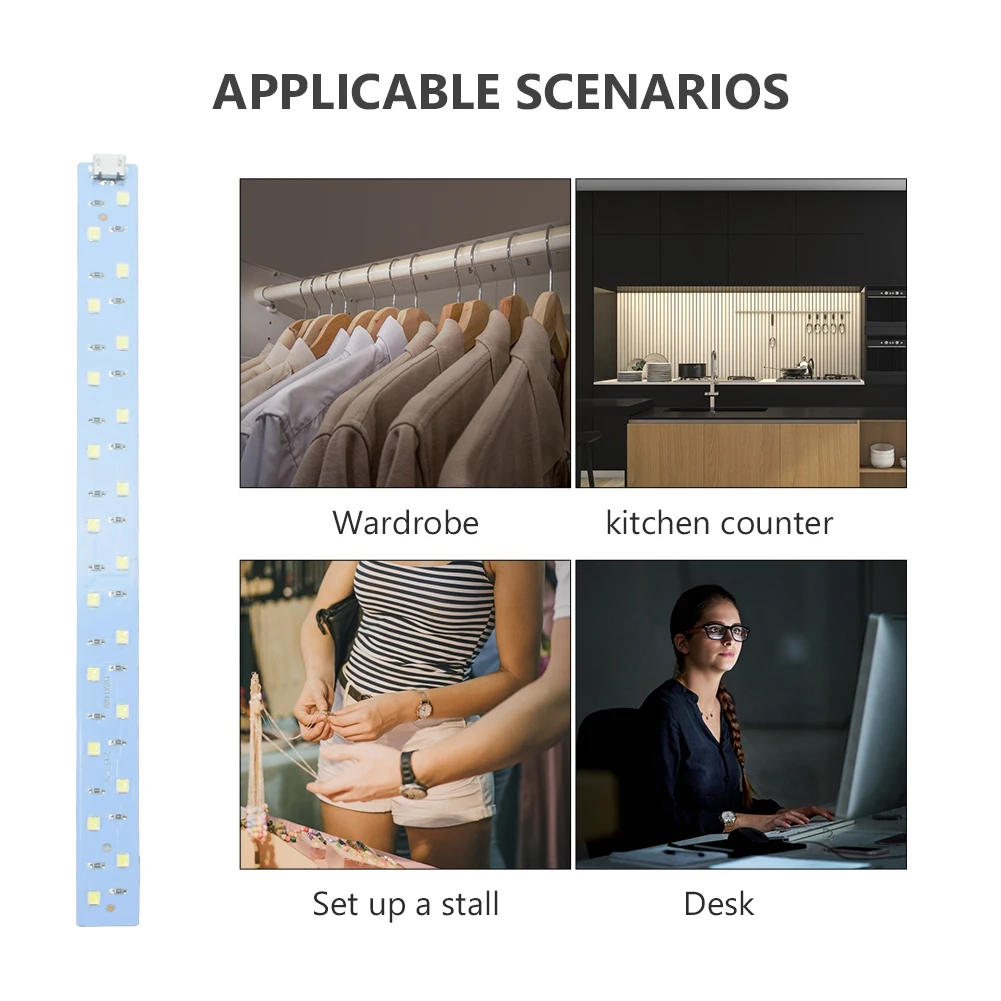 1 قطعة اكسسوارات التصوير 20 سنتيمتر استوديو الصور صندوق مصباح ليد قطاع بار استبدال 6500 كيلو مصباح ليد ل صندوق استوديو الصور فوتوبوكس